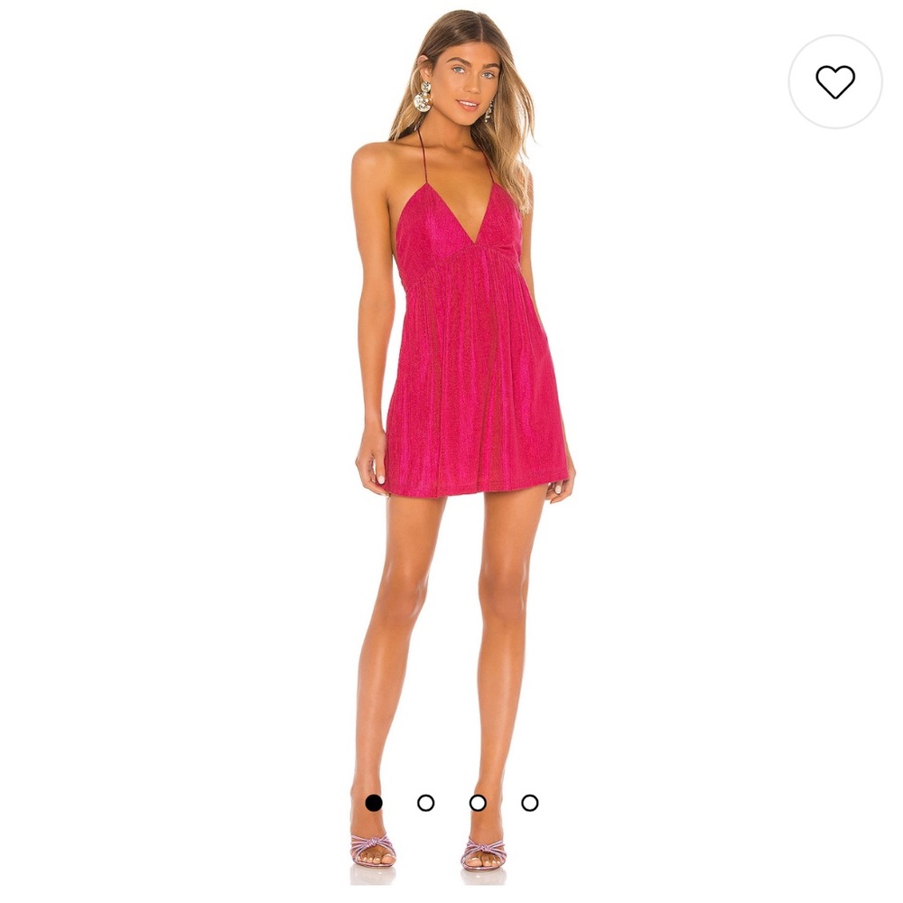 Margo Halter Shift Dress in Pink